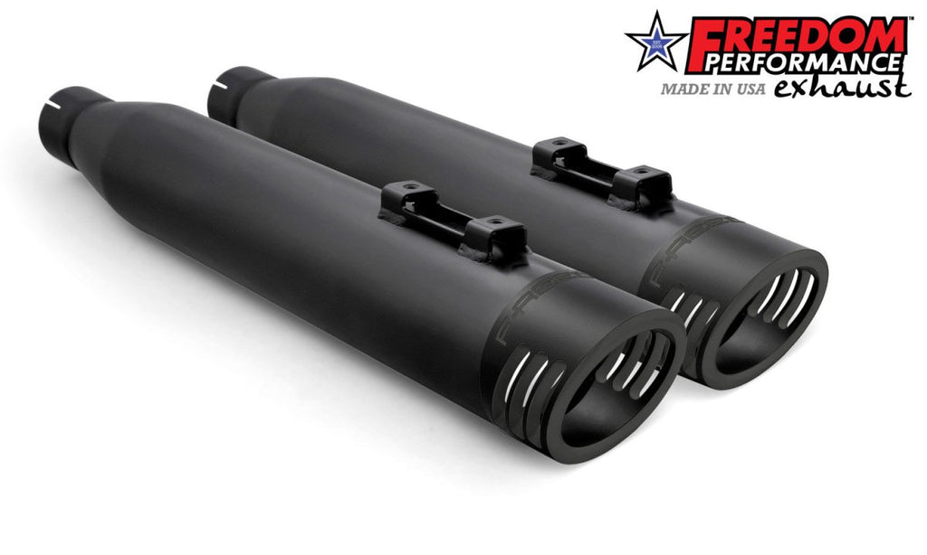 HARLEY SOFTAIL M8 ONLY 4" SLIP - ONS *FITS FREEDOM HEADERS ONLY* (SPECIAL ORDER) - Cuztom Kraft