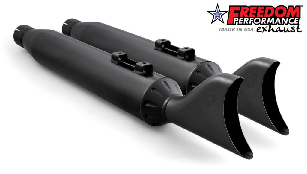 HARLEY SOFTAIL M8 ONLY 4" SLIP - ONS *FITS FREEDOM HEADERS ONLY* (SPECIAL ORDER) - Cuztom Kraft