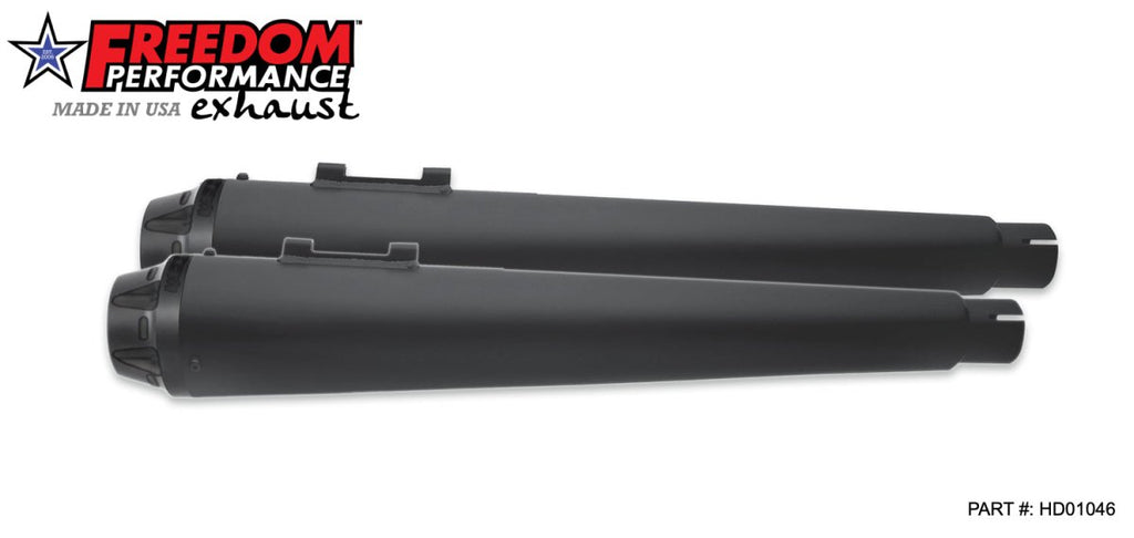 HARLEY SOFTAIL M8 ONLY AMERICAN OUTLAW & COMBAT FLUTED 4.5" MEGAPHONE SLIP - ONS (SPECIAL ORDER) - Cuztom Kraft