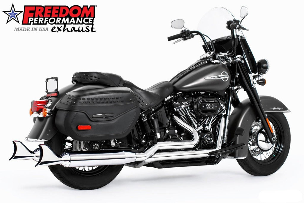 HARLEY SOFTAIL RIGHT - SIDE TUCK & UNDER TRUE - DUAL FULL SYSTEM 2018 - PRESENT - Cuztom Kraft