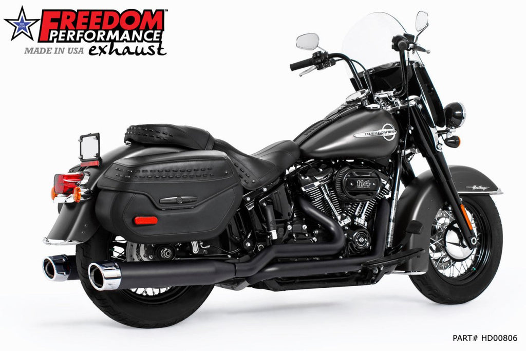 HARLEY SOFTAIL RIGHT - SIDE TUCK & UNDER TRUE - DUAL FULL SYSTEM 2018 - PRESENT - Cuztom Kraft