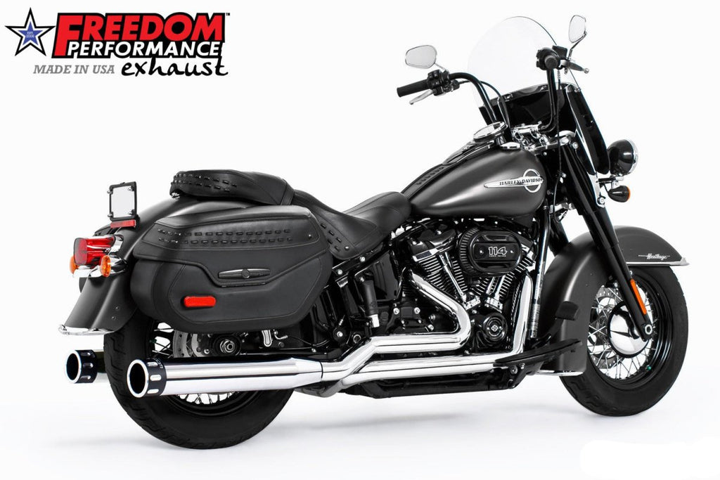 HARLEY SOFTAIL RIGHT - SIDE TUCK & UNDER TRUE - DUAL FULL SYSTEM 2018 - PRESENT - Cuztom Kraft