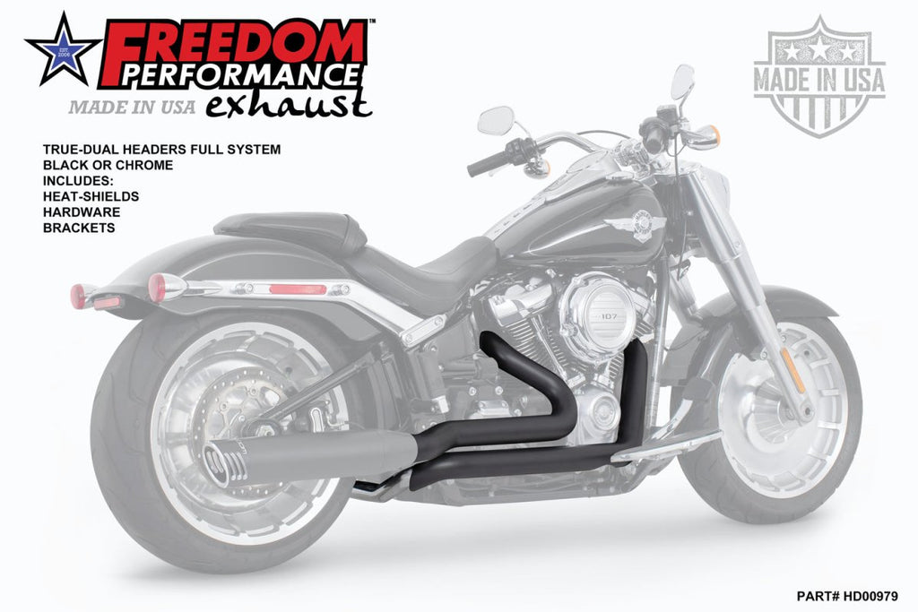 HARLEY SOFTAIL RIGHT SIDE TUCK & UNDER TRUE - DUAL HEADERS ONLY (M8 SOFTAILS ONLY) (SPECIAL ORDER) - Cuztom Kraft
