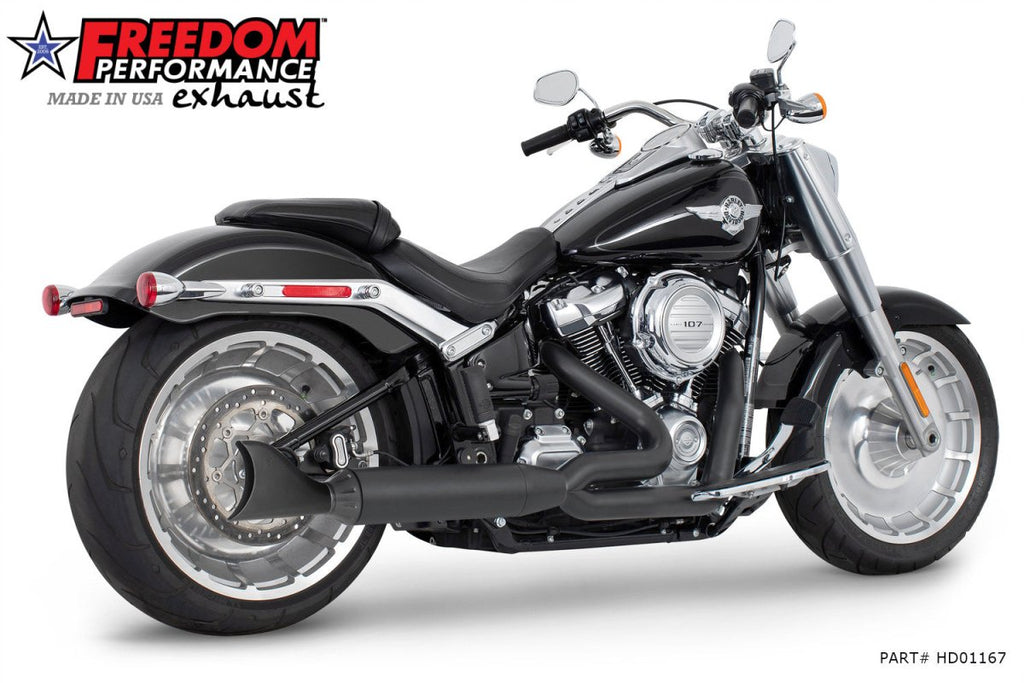 HARLEY SOFTAIL "WIDE - TIRE" 4" UNION 2 - INTO - 1 RIGHT - SIDE ONLY 2018 - PRESENT (SPECIAL ORDER) - Cuztom Kraft