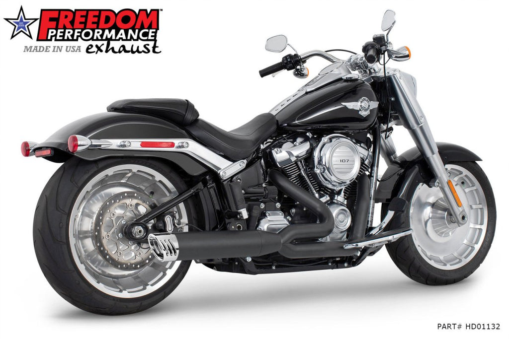 HARLEY SOFTAIL "WIDE - TIRE" 4" UNION 2 - INTO - 1 RIGHT - SIDE ONLY 2018 - PRESENT (SPECIAL ORDER) - Cuztom Kraft
