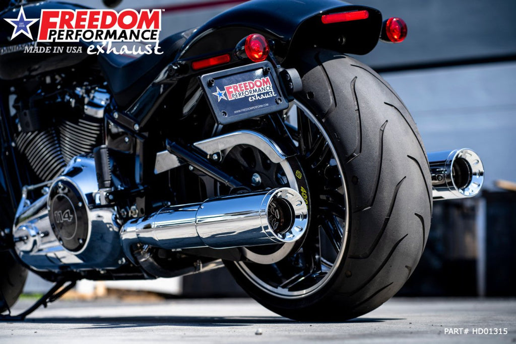 HARLEY SOFTAIL/M8 FAT BOY BREAKOUT ONLY 4.5” TWO - STEP TUCK & UNDER FULL SYSTEM 2018 - PRESENT - Cuztom Kraft
