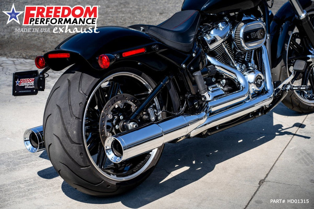 HARLEY SOFTAIL/M8 FAT BOY BREAKOUT ONLY 4.5” TWO - STEP TUCK & UNDER FULL SYSTEM 2018 - PRESENT - Cuztom Kraft