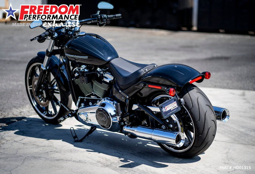 HARLEY SOFTAIL/M8 FAT BOY BREAKOUT ONLY 4.5” TWO - STEP TUCK & UNDER FULL SYSTEM 2018 - PRESENT - Cuztom Kraft