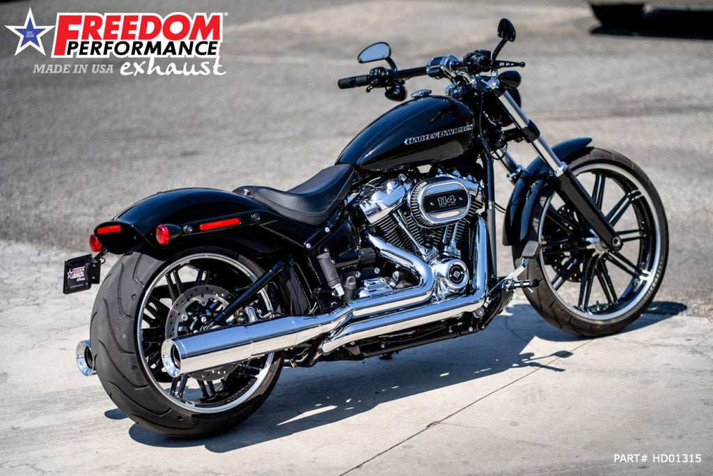 HARLEY SOFTAIL/M8 FAT BOY BREAKOUT ONLY 4.5” TWO - STEP TUCK & UNDER FULL SYSTEM 2018 - PRESENT - Cuztom Kraft