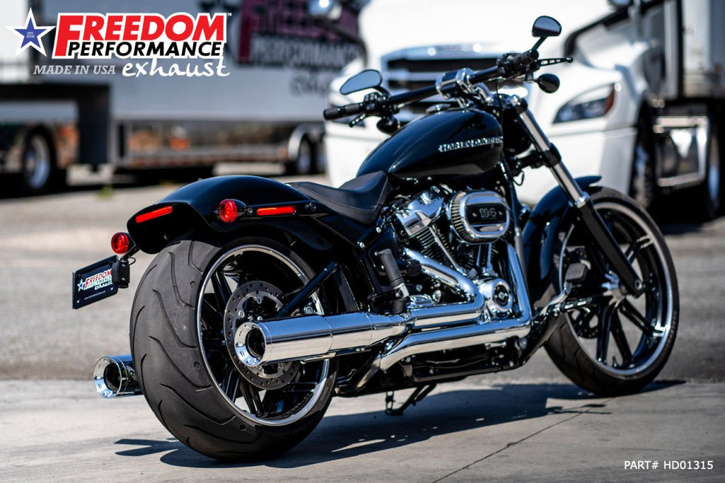 HARLEY SOFTAIL/M8 FAT BOY BREAKOUT ONLY 4.5” TWO - STEP TUCK & UNDER FULL SYSTEM 2018 - PRESENT - Cuztom Kraft
