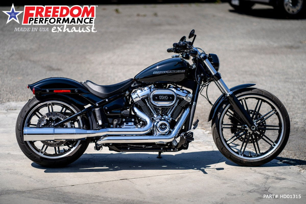 HARLEY SOFTAIL/M8 FAT BOY BREAKOUT ONLY 4.5” TWO - STEP TUCK & UNDER FULL SYSTEM 2018 - PRESENT - Cuztom Kraft
