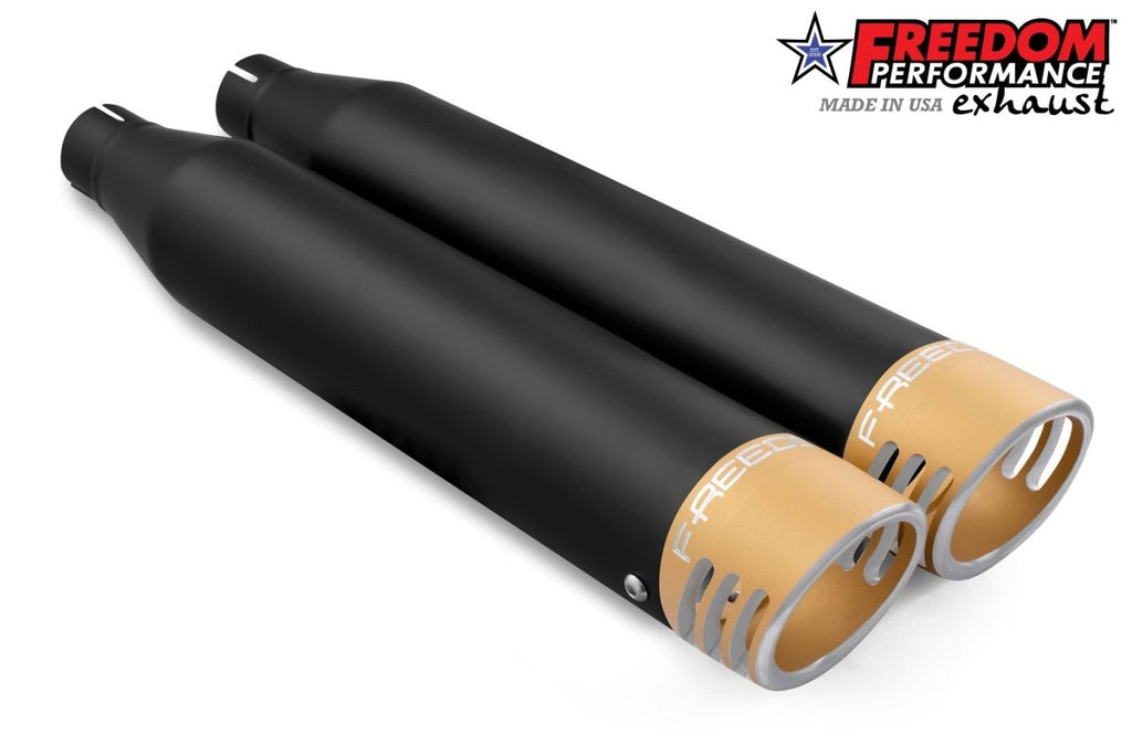 HARLEY SOFTAIL/M8 WIDE TIRE STANDARD, LOW RIDER, SLIM, FAT BOY, BREAKOUT & STREET BOB 3.25" SLIP - ONS (SPECIAL ORDER) - Cuztom Kraft