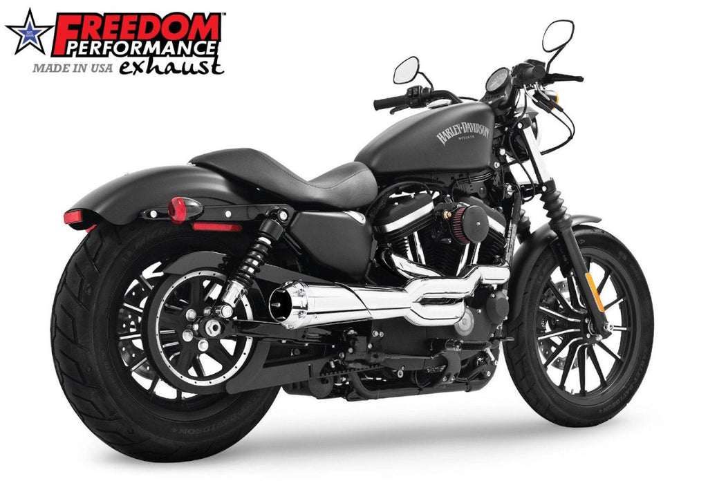 HARLEY SPORTSTER 2 - INTO - 1 "HIGH" AMERICAN OUTLAW 1986 - PRESENT (*SPECIAL ORDER) - Cuztom Kraft