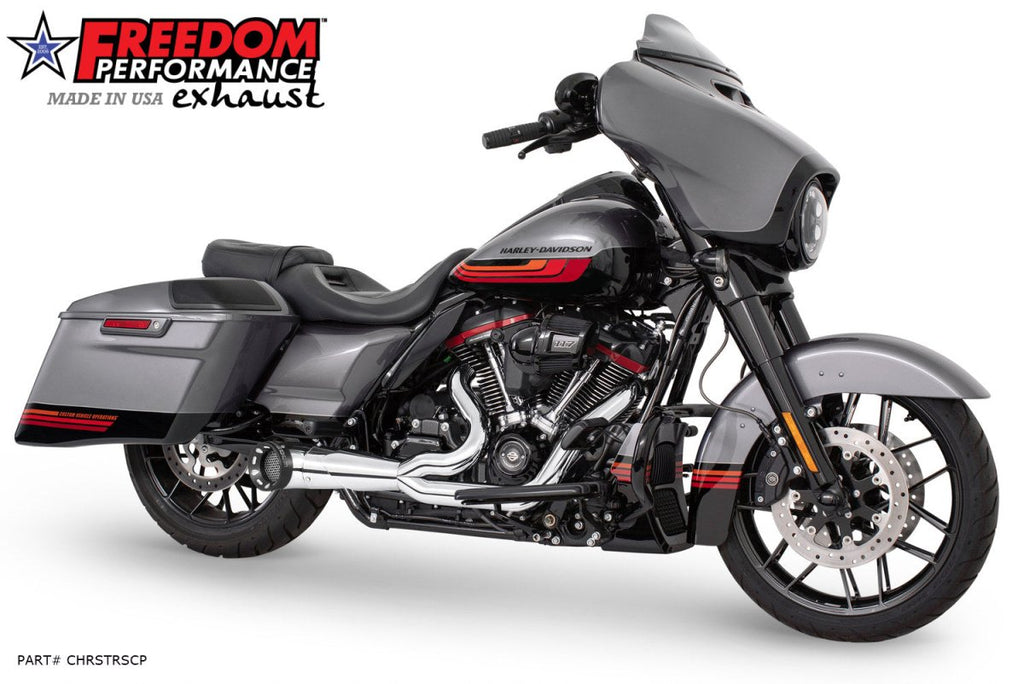HARLEY TOURING 2 - INTO - 1 TURNOUT/SIDEDUMP FULL SYSTEM BUNDLE (SPECIAL ORDER) - Cuztom Kraft