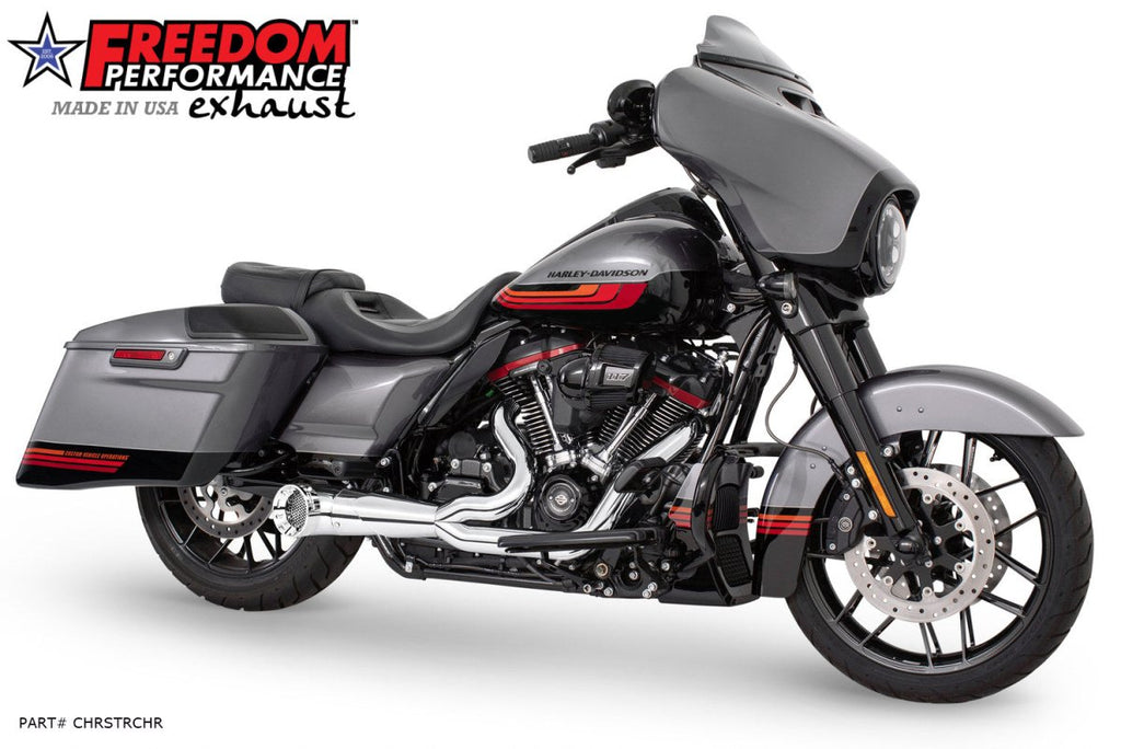HARLEY TOURING 2 - INTO - 1 TURNOUT/SIDEDUMP FULL SYSTEM BUNDLE (SPECIAL ORDER) - Cuztom Kraft