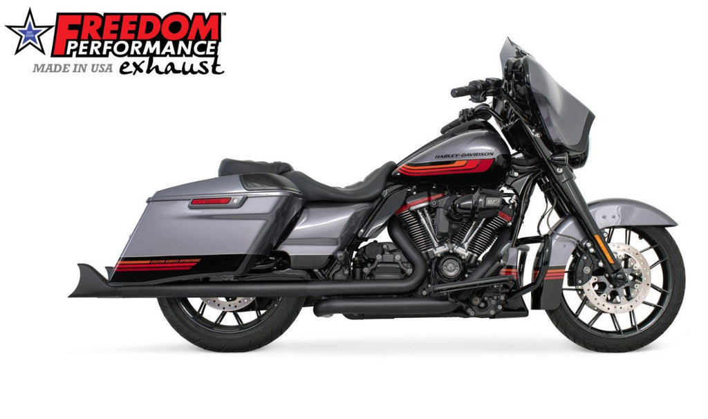 HARLEY TOURING 2.5" SHARKTAIL M8 TRUE - DUAL FULL SYSTEM 2017 - PRESENT - Cuztom Kraft