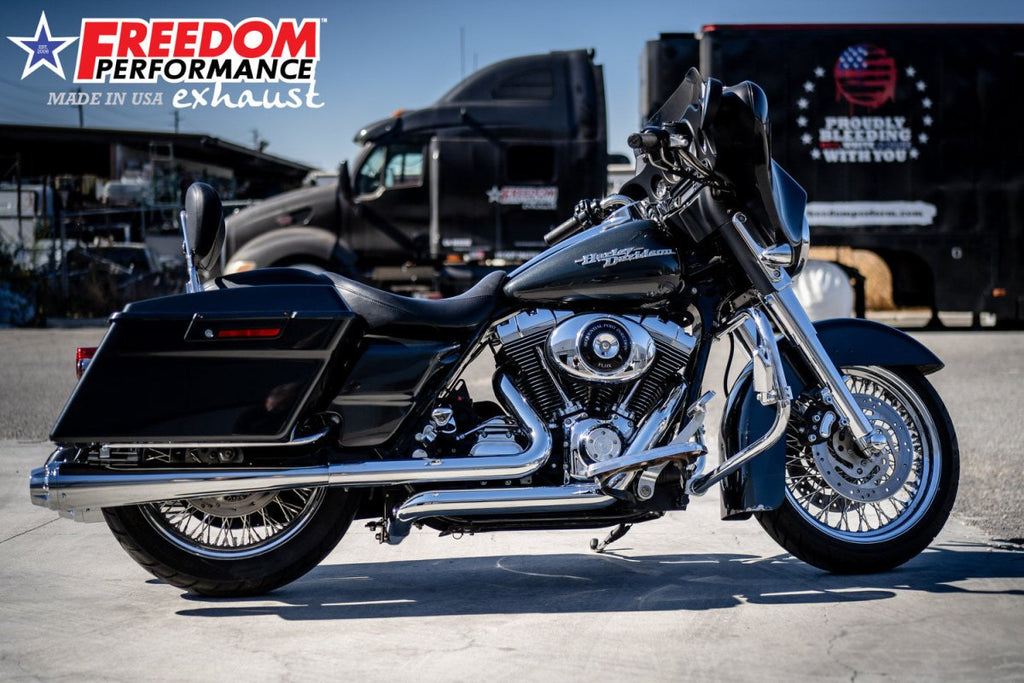 HARLEY TOURING AMERICAN OUTLAW & COMBAT FLUTED 4.5" MEGAPHONE SLIP - ONS (SPECIAL ORDER) - Cuztom Kraft