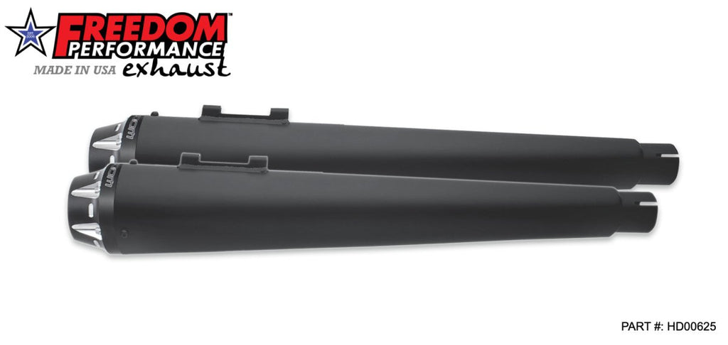 HARLEY TOURING AMERICAN OUTLAW & COMBAT FLUTED 4.5" MEGAPHONE SLIP - ONS (SPECIAL ORDER) - Cuztom Kraft