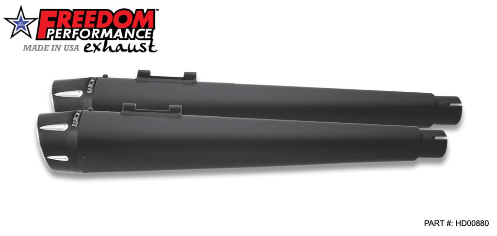 HARLEY TOURING AMERICAN OUTLAW & COMBAT FLUTED 4.5" MEGAPHONE SLIP - ONS (SPECIAL ORDER) - Cuztom Kraft