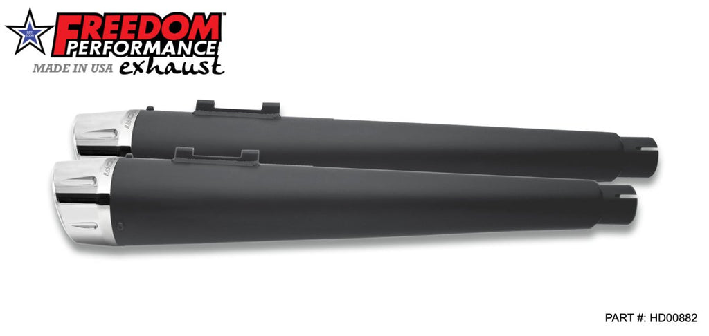 HARLEY TOURING AMERICAN OUTLAW & COMBAT FLUTED 4.5" MEGAPHONE SLIP - ONS (SPECIAL ORDER) - Cuztom Kraft