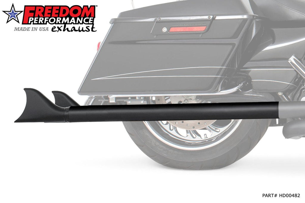 HARLEY TOURING/TRIKE SHARKTAIL 2.5" SLIP - ONS *FITS 95 - 16 YEARS ONLY* - AUS STOCK - Cuztom Kraft