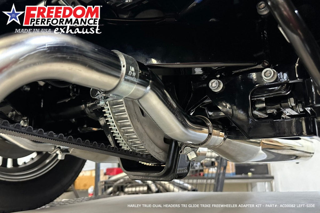 HARLEY TRIKE/FREEWHEELER RIGHT SIDE TUCK & UNDER & CLASSIC TRUE - DUAL HEADERS (SPECIAL ORDER) - Cuztom Kraft