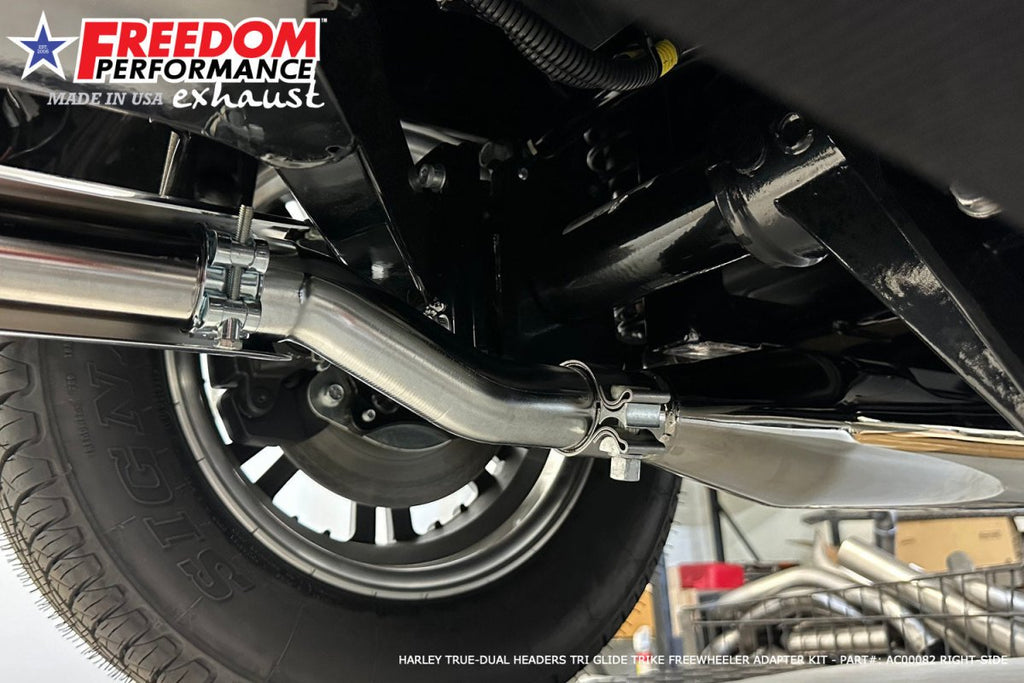 HARLEY TRIKE/FREEWHEELER RIGHT SIDE TUCK & UNDER & CLASSIC TRUE - DUAL HEADERS (SPECIAL ORDER) - Cuztom Kraft