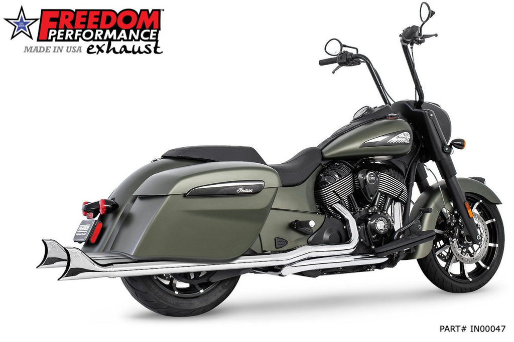 INDIAN CHIEFTAIN / ROADMASTER / SPRINGFIELD / ELITE 2.5" SHARKTAIL COMPLETE SYSTEM (SPECIAL ORDER) - Cuztom Kraft