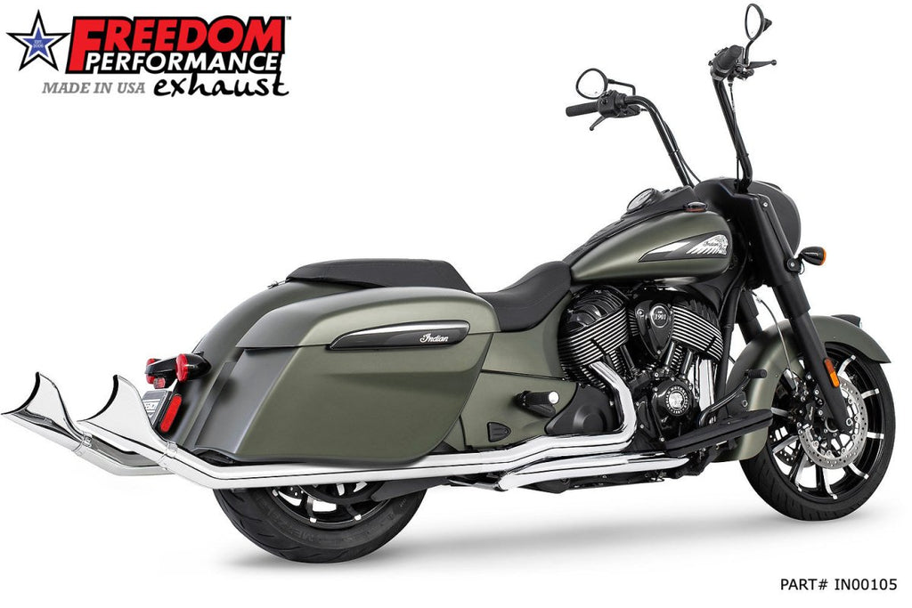 INDIAN CHIEFTAIN / ROADMASTER / SPRINGFIELD / ELITE 2.5" SHARKTAIL COMPLETE SYSTEM (SPECIAL ORDER) - Cuztom Kraft