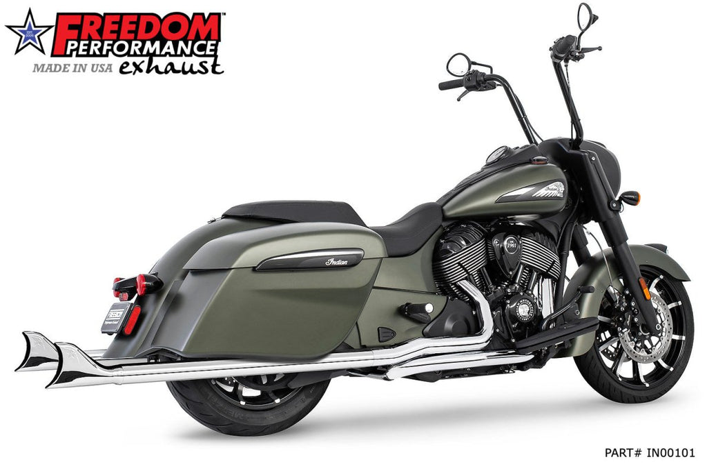 INDIAN CHIEFTAIN / ROADMASTER / SPRINGFIELD / ELITE 2.5" SHARKTAIL COMPLETE SYSTEM (SPECIAL ORDER) - Cuztom Kraft