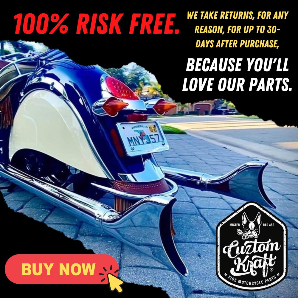 Indian Motorcycle Turn Signal Lenses - Cuztom Kraft