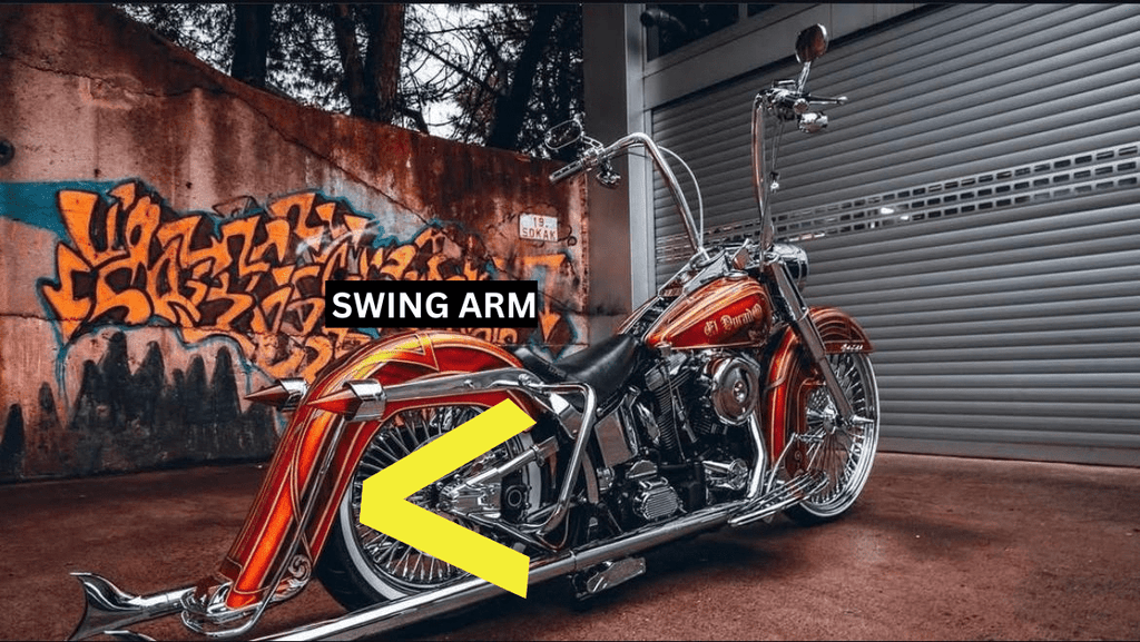LAY FRAME SWING ARM FOR HARLEY DAVIDSON - Cuztom Kraft