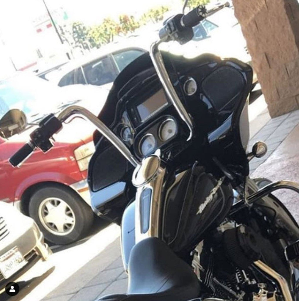 Legacy Handlebar Chrome 14" - Cuztom Kraft