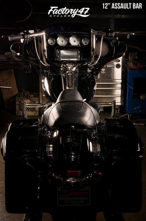 Harley Davidson Handlebars - Assault Handlebar 12 Chrome
