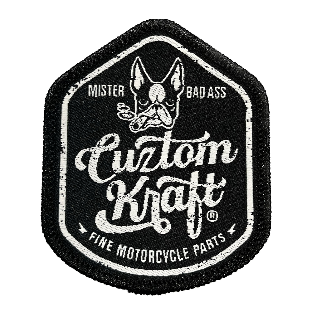 Bad Ass Patch by Cuztom Kraft motorcycle parts patch.